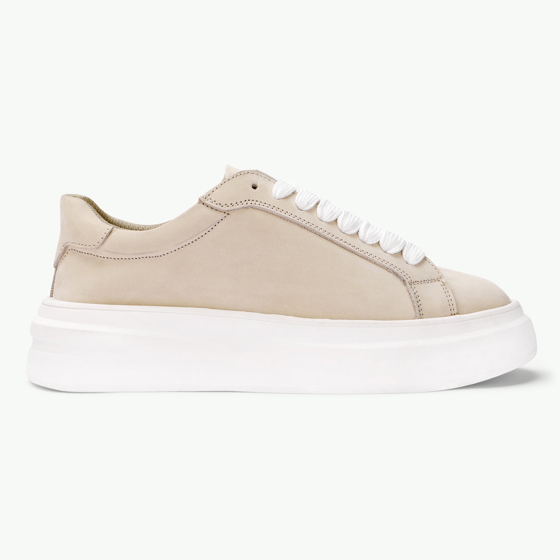 BlancPeak | Plain Off-white Sneakers