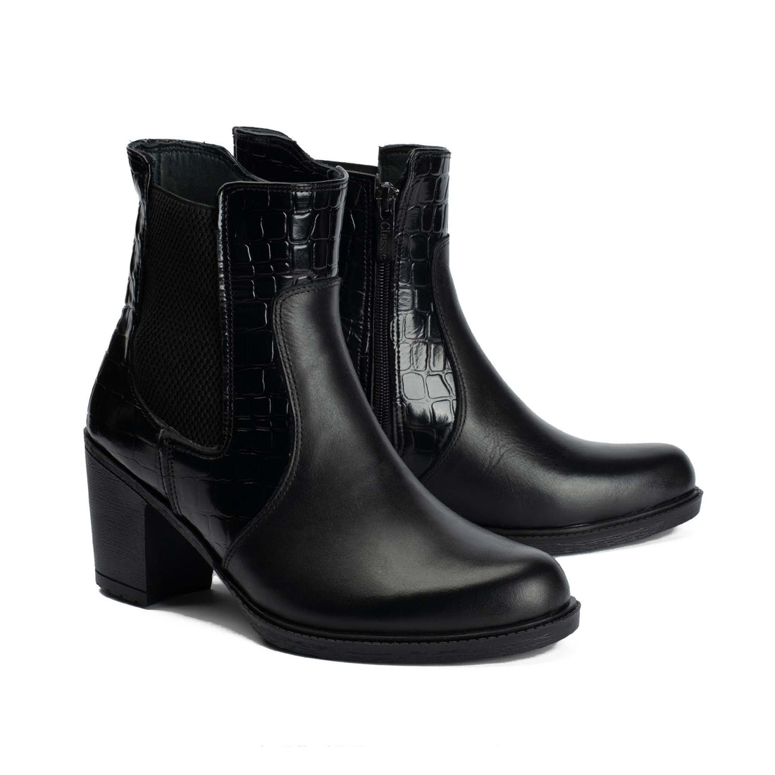 Brio Black BeatriceNatural Leather Chelsea Boot