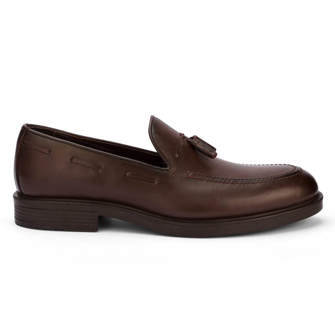 Brio Monarch Tassel Dress Loafers - Brown