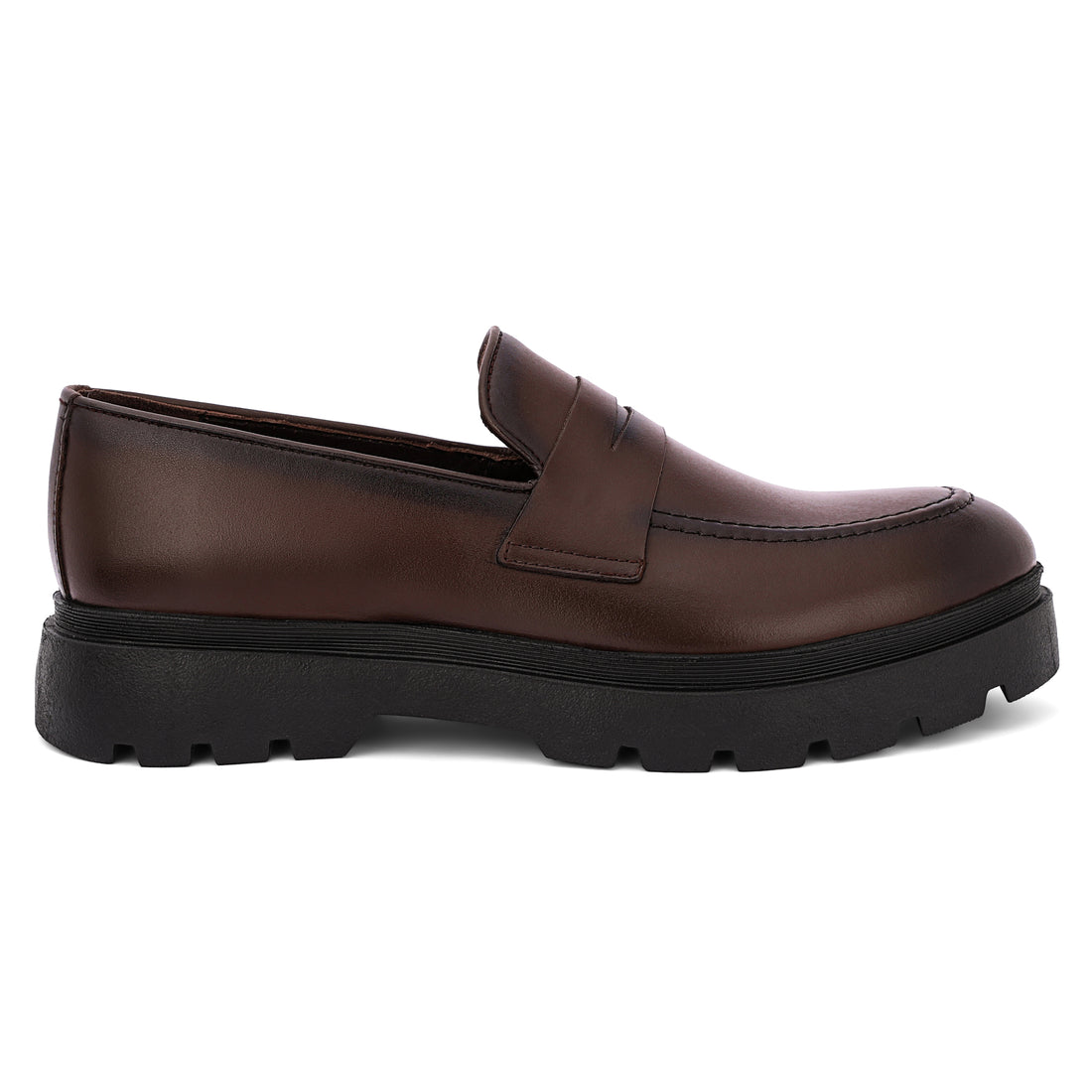 Brio Urban Chunk Loafers - Brown