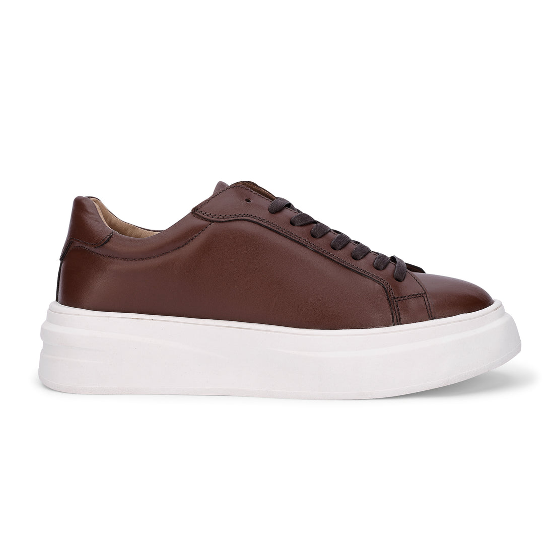 BlancPeak | Plain Brown Sneakers