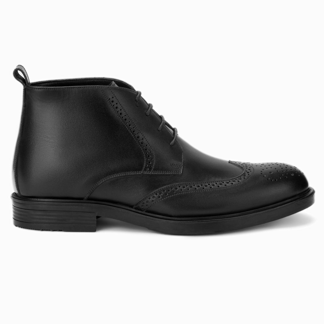 Brio Oxford Brogue Boot - Black