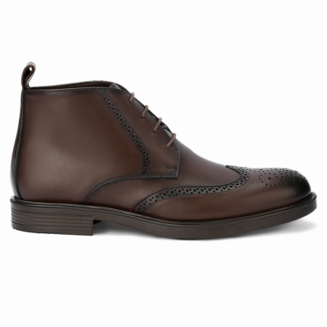 Brio Oxford Brogue Boot - Brown