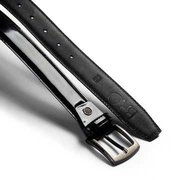 BRIO Gloss Belt- Black