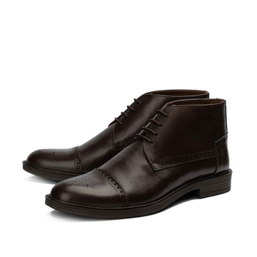 Essence BROWN Natural Leather Chelsea Boot