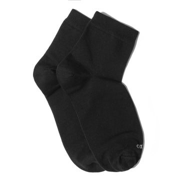 BRIO Elegant Black Socks - Half