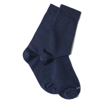 BRIO Elegant Navy Blue Socks - Half