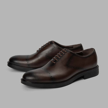 Brio Midnight Oxford Shoes-Brown
