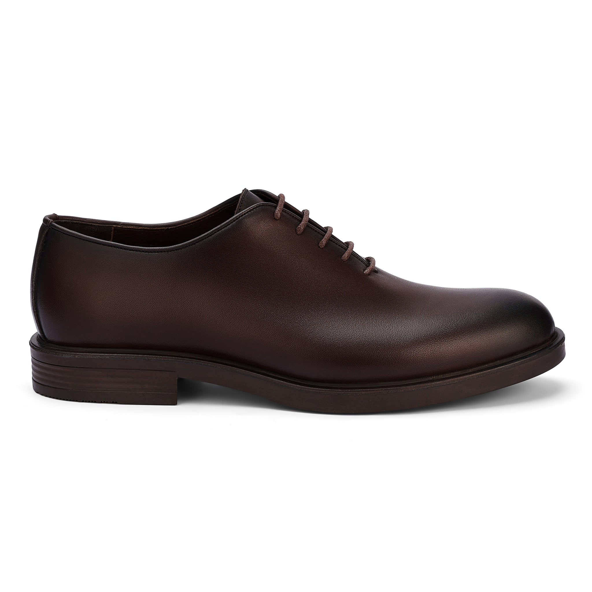 Oxford Whole Cut Shoes - Brown