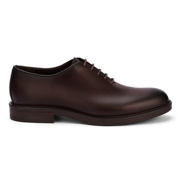Oxford Whole Cut Shoes - Brown
