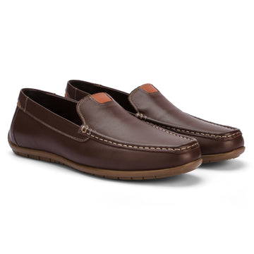 Brio Classic Drive Loafers - Brown