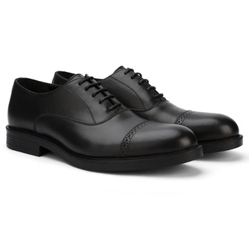 Brio Premium Oxford Shoes - (black)