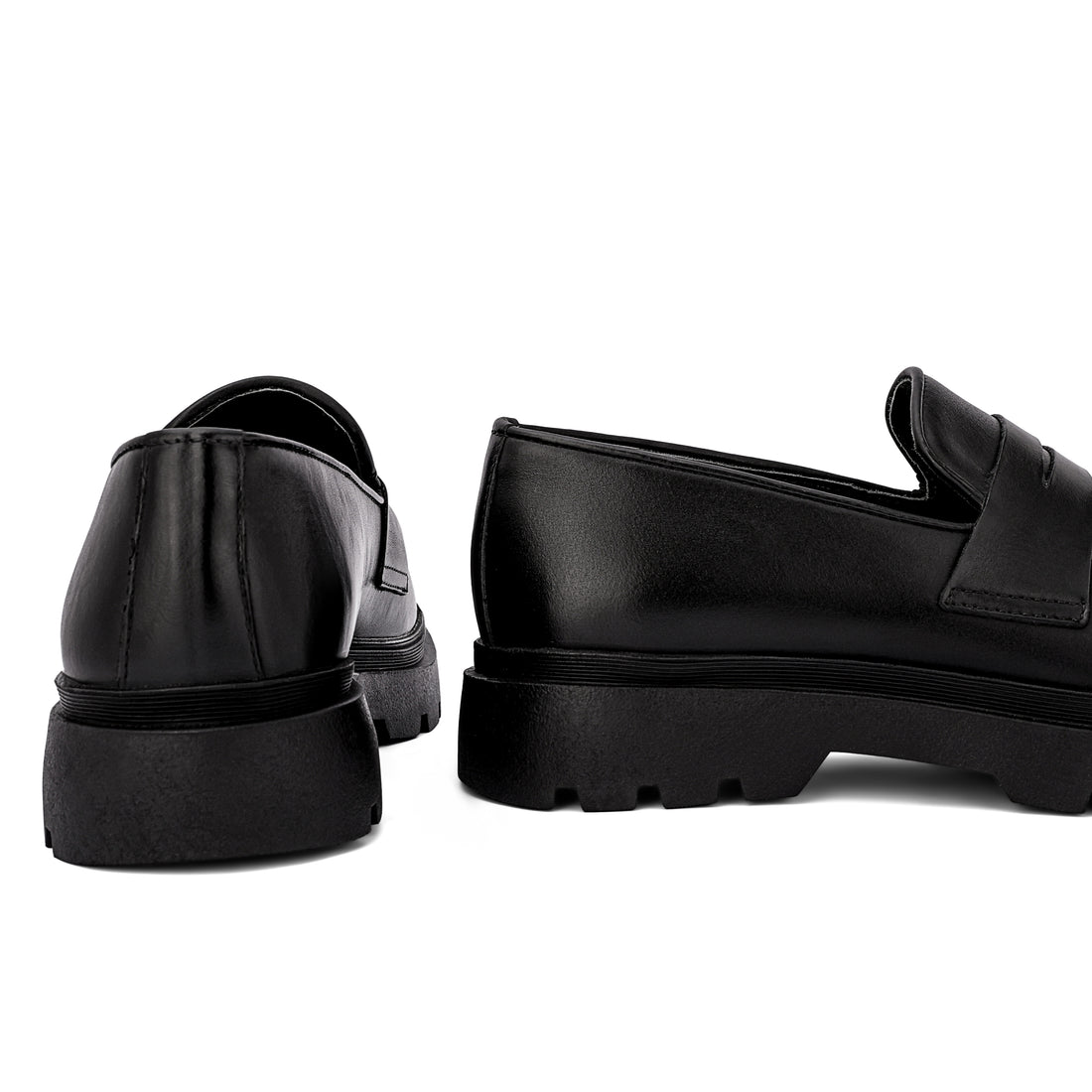 Brio Urban Chunk Loafers - Black