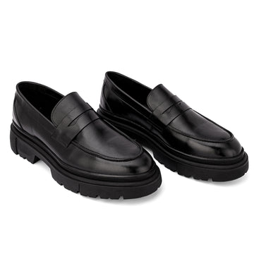Brio Urban lux Chunky Loafers - Black