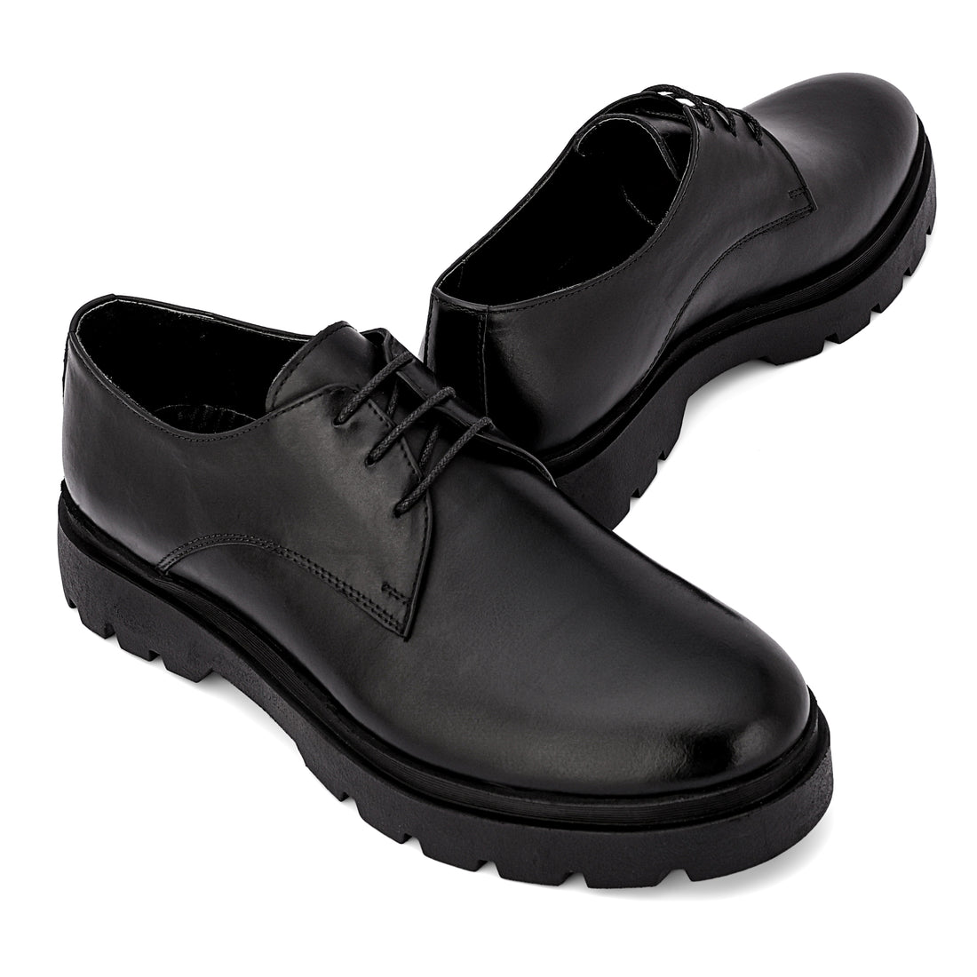 Brio Mega Sole Lace-Ups - Black