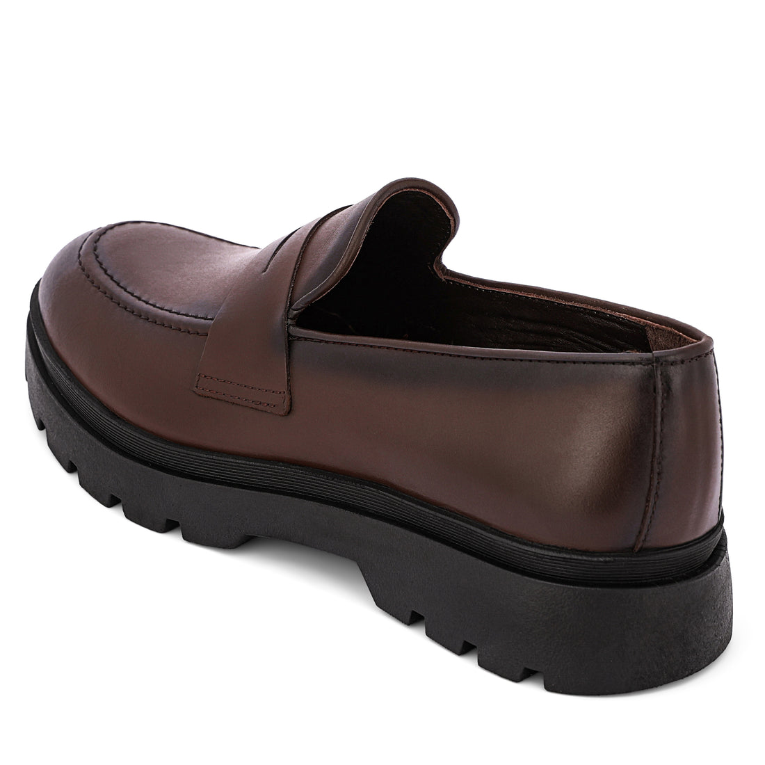 Brio Urban Chunk Loafers - Brown