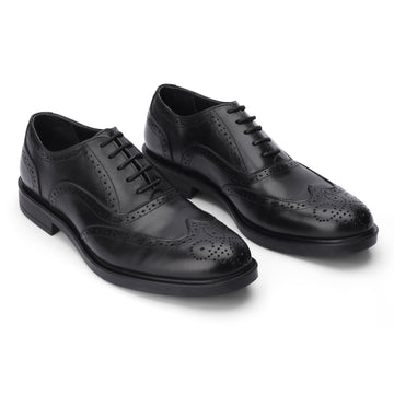 Oxford Brogue Shoes - Black