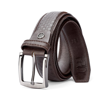 BRIO Carbon Weave Belt-BROWN