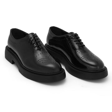 Brio Glossy Brogue Shoes