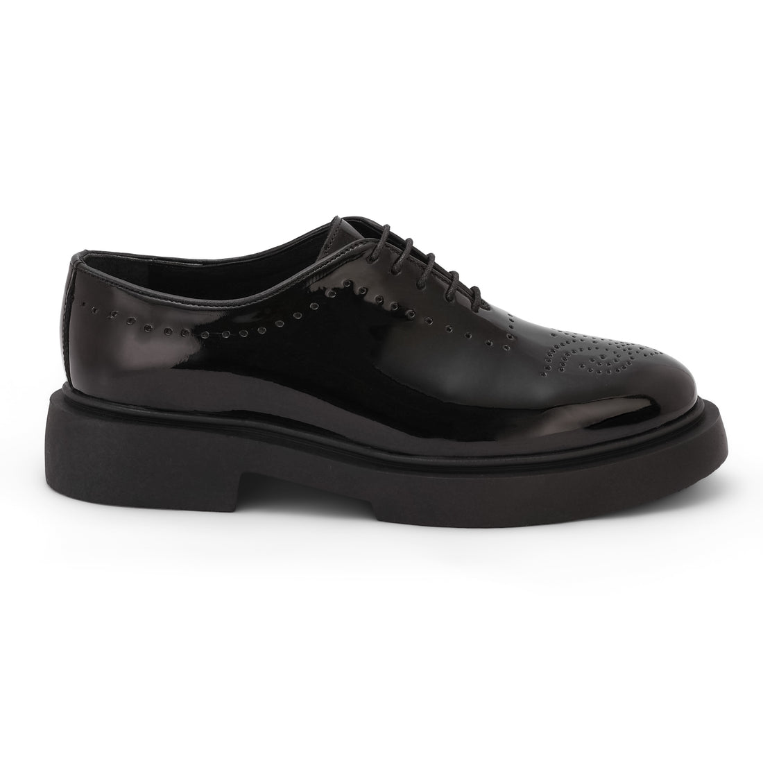 Brio Glossy Brogue Shoes