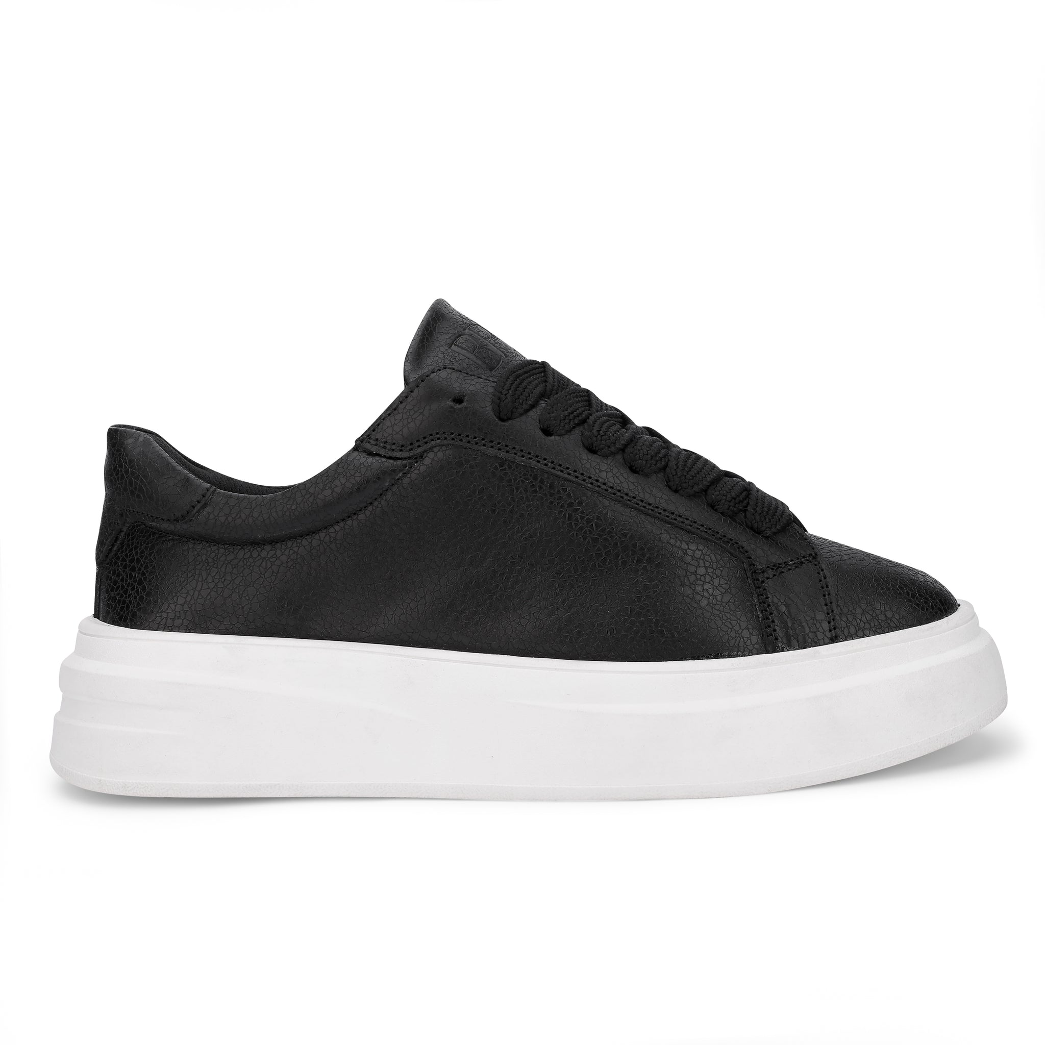 BlancPeak | Printed Black Sneakers