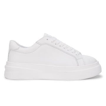 BlancPeak | Plain White Sneakers