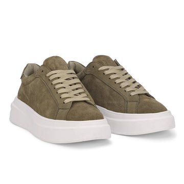 BlancPeak | Plain Khaki Sneakers