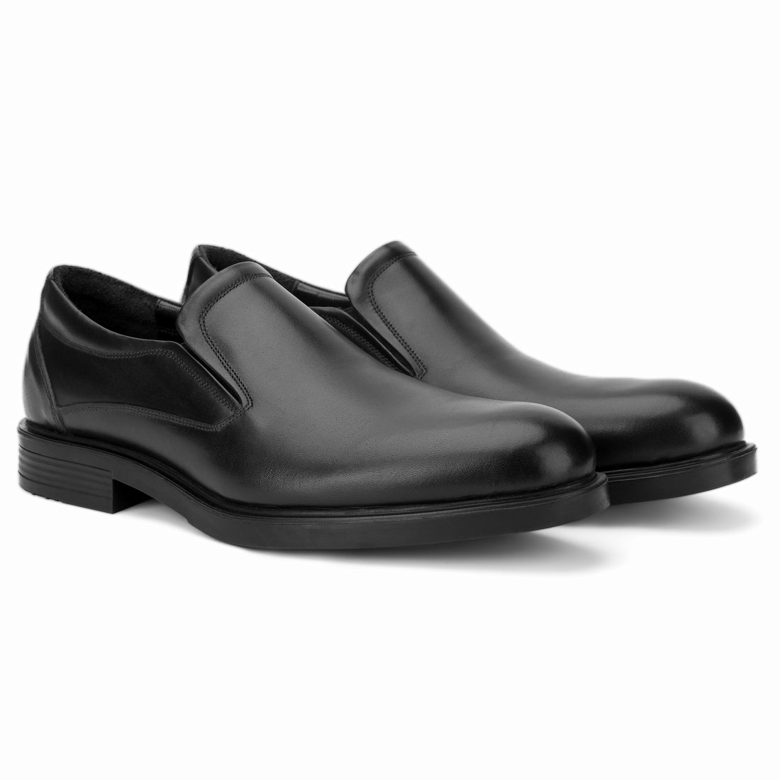 BRIO Moc Toe Loafers - Black