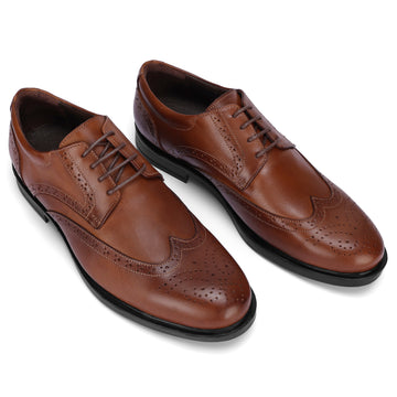 Brio Formal Wingtip Lace-Up Shoes - Havan