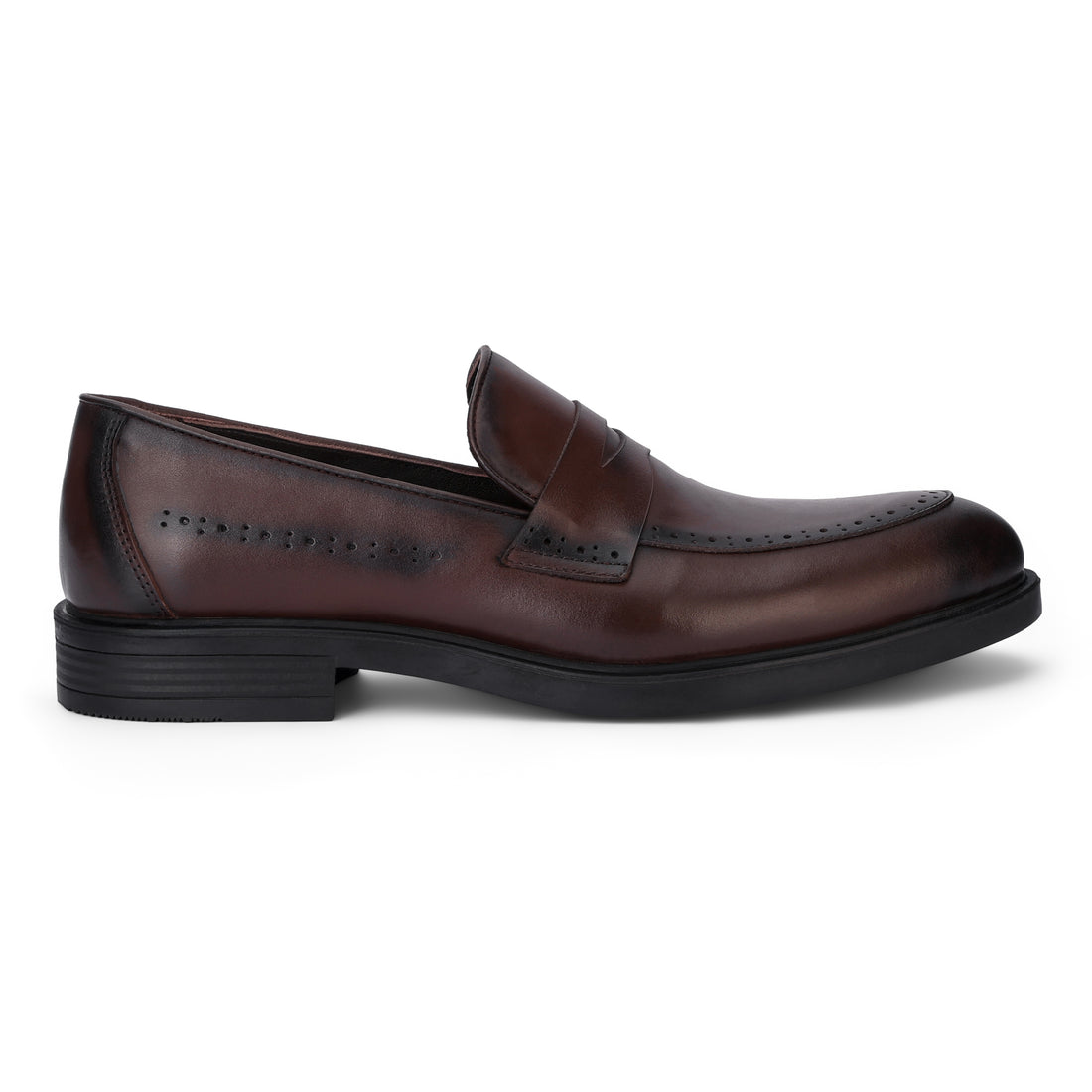 College Loafer Shoes - Brown
