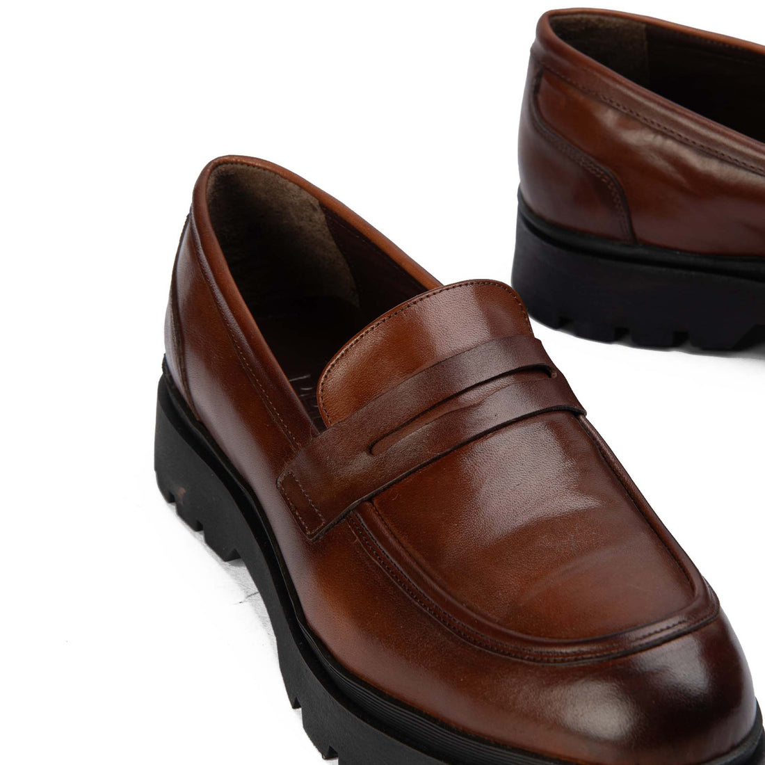 BRIO Genuine Leather Chunky Loafer– HAVAN