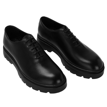 Oxford Chunky Whole Cut Shoes - Black